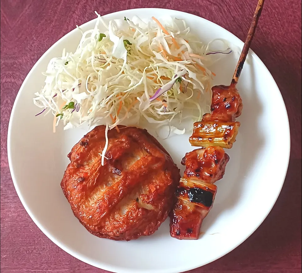 サラダ、さつま揚げ、ネギ間|ナナさん