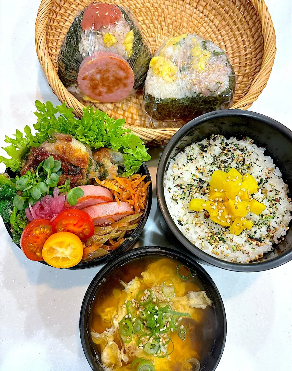 2026,02,12 豚こま大葉チーズボールお弁当さん🍱|kayoo_ch517♡3太郎1姫２モル♡81line Maさん