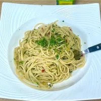 たっぷりパセリのアーリオオーリオ エ ペペロンチーノ|銀蔵じいちゃんさん