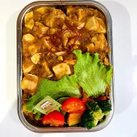 麻婆丼弁当🍙|アキさん