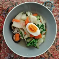 中華丼(どんこ&もどし汁入り)|はやとさん