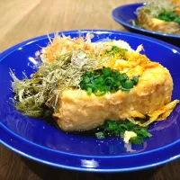 厚揚げのたっぷり薬味掛け|古尾谷りかこさん