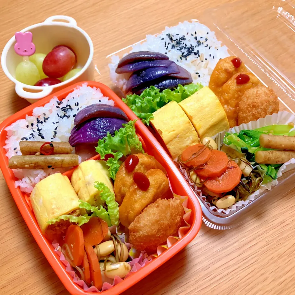 夫と次女のお弁当🍱🍙|シズソラさん