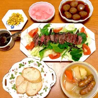 ステーキサラダ＆ポトフ|マイさん
