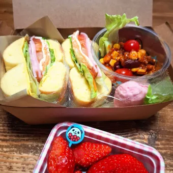 Snapdishの人気料理写真:🥯ベーグル弁当🥯