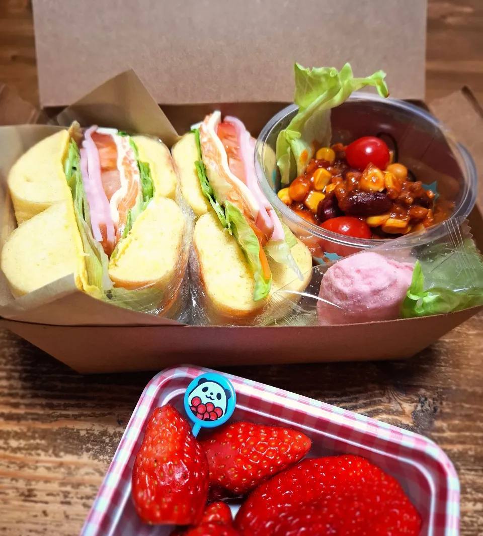 🥯ベーグル弁当🥯|ゆきさんさん