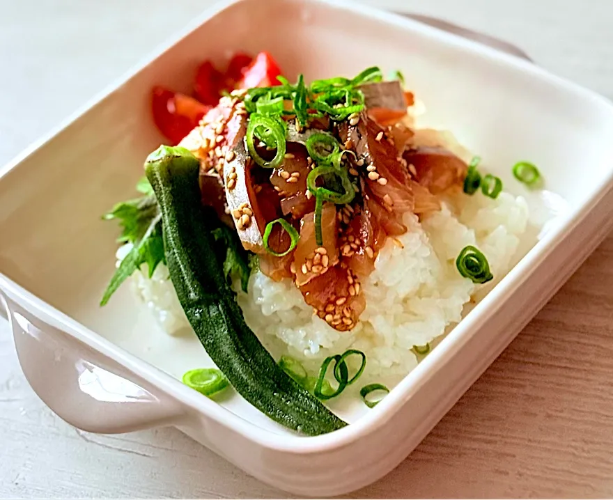 アジのごま漬け丼|tap.rinさん