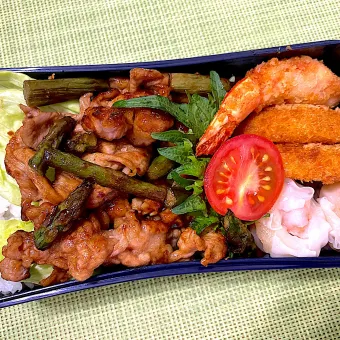 Snapdishの人気料理写真:単身赴任弁当381