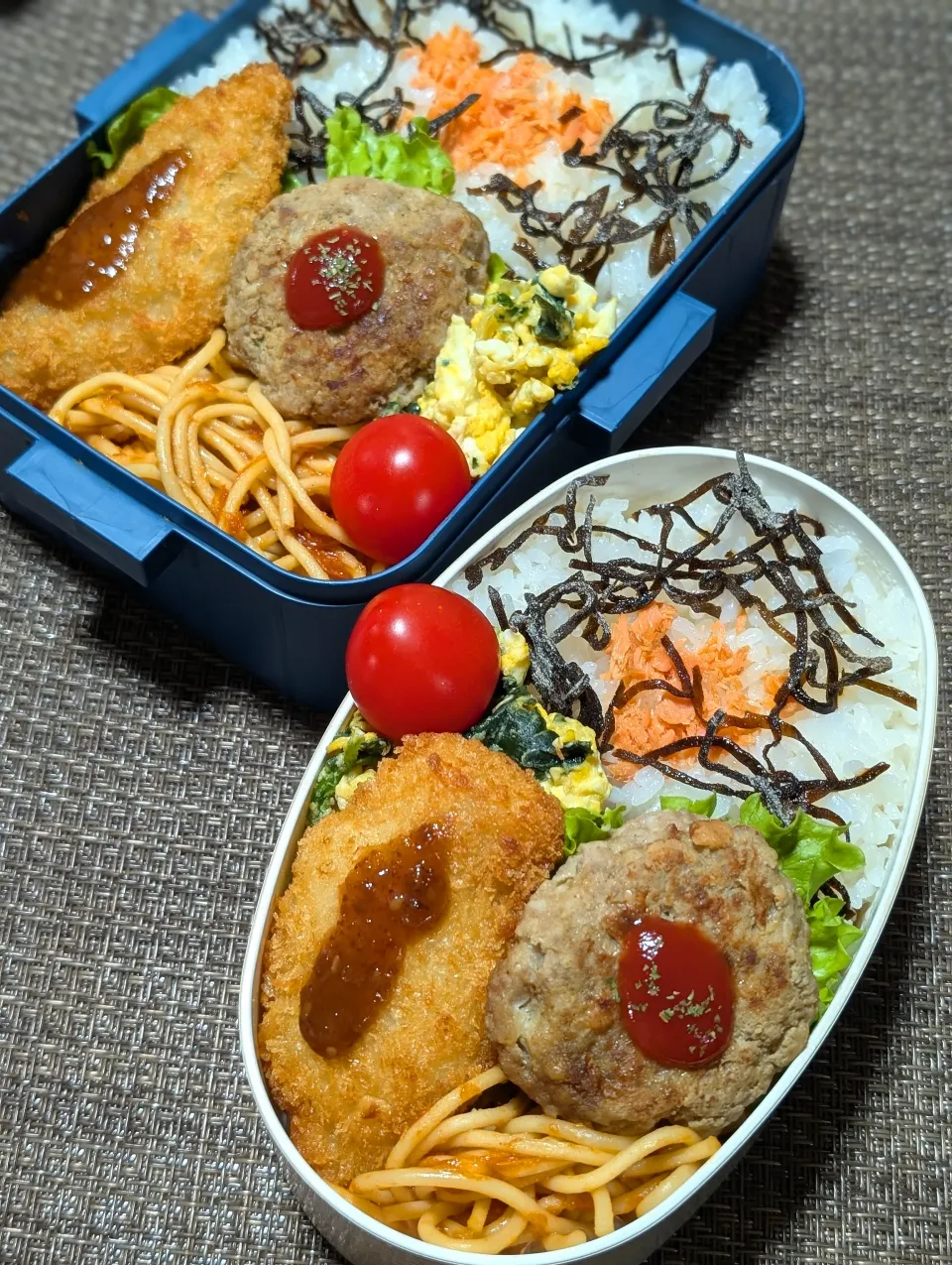高校生、中学生弁当‪ ·͜·|ゆ☺︎︎さん