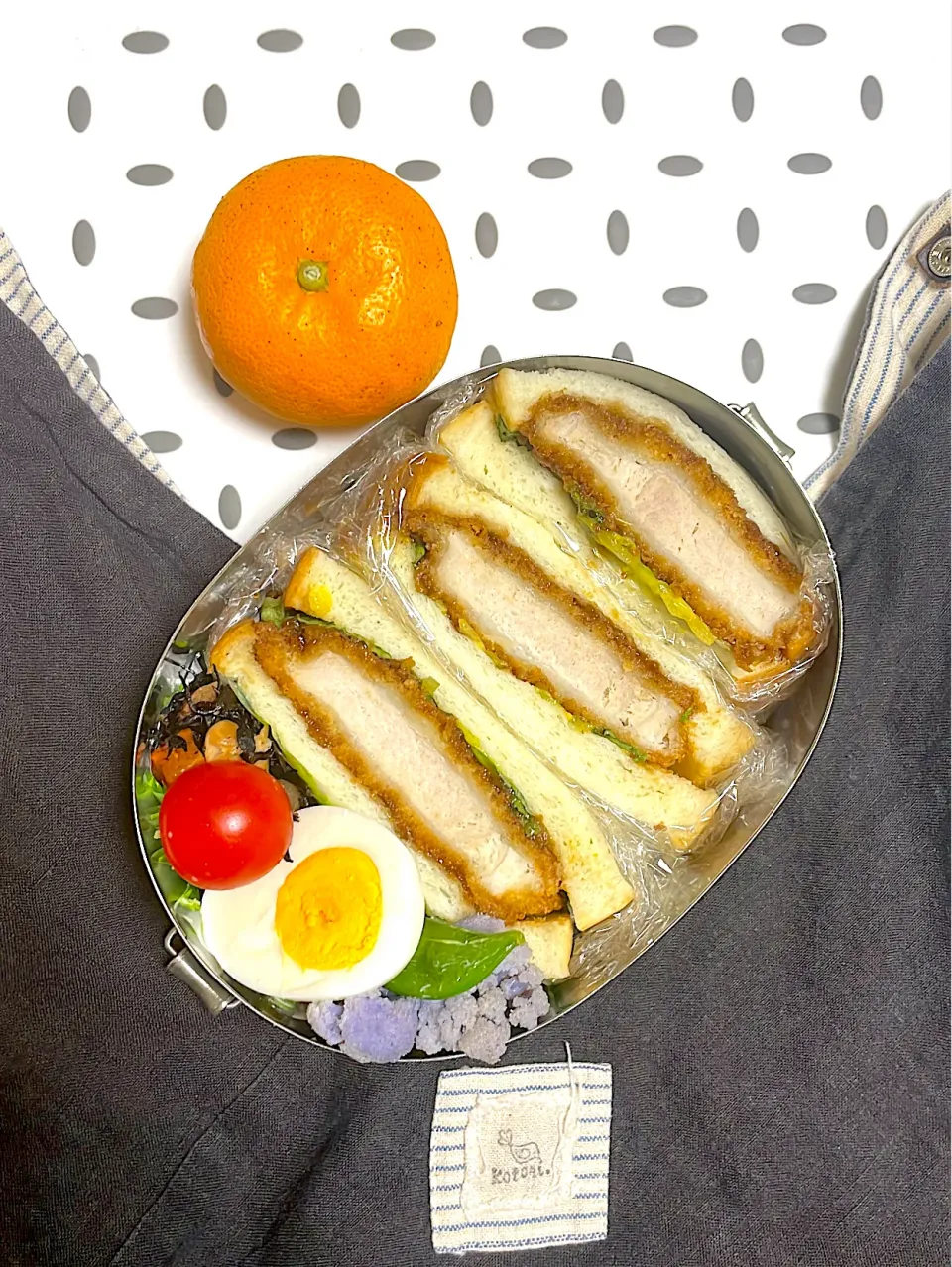 80日目 カツサンド弁当|makamokaさん