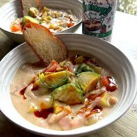 ピリ辛ミルクチャウダー ~コリアンホット|とんちんさん