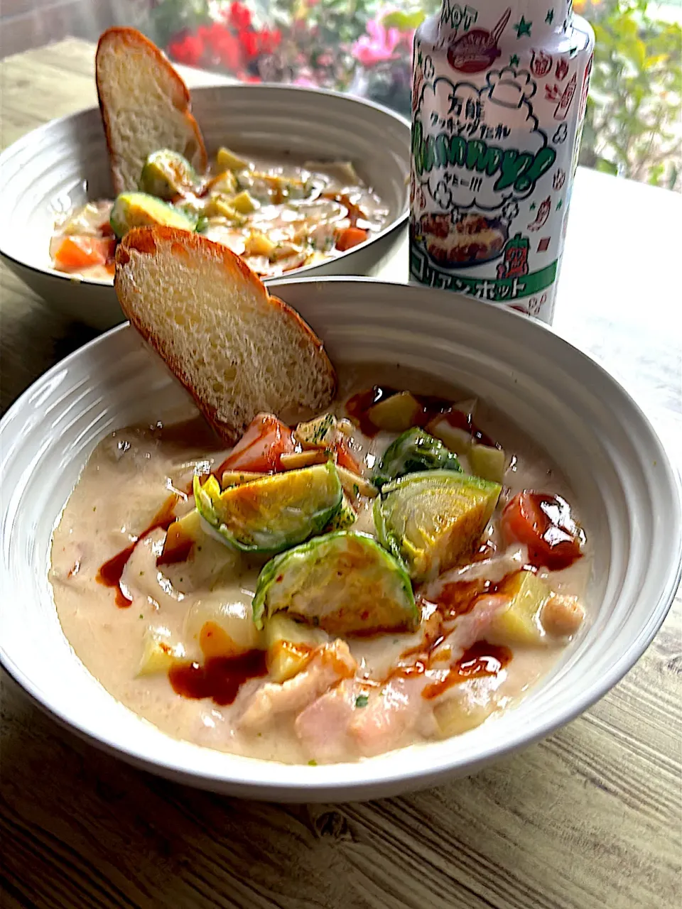 ピリ辛ミルクチャウダー ~コリアンホット|とんちんさん