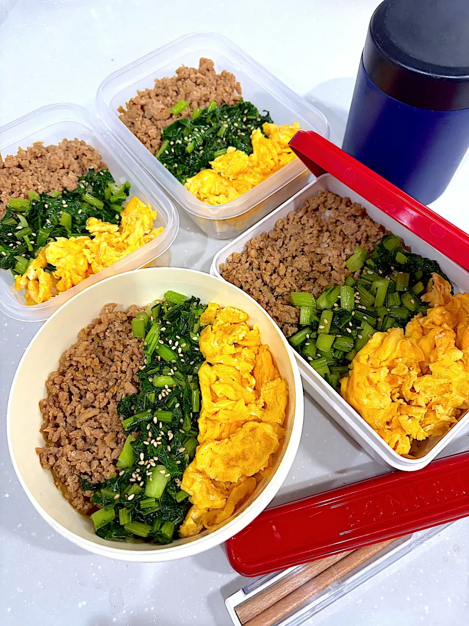 鶏そぼろ丼弁当|cha_chiさん