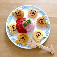 プーさんのミニパンケーキ|jarinkoさん