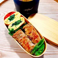 🐷昼【厚揚げ大葉チーズ肉巻き弁当】🐷|Laniさん