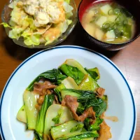 豚バラと青梗菜のオイスター炒め|ぱやさん