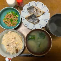 夕食　炊き込みご飯定食|ATさん