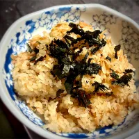 今夜は、ツナとなめ茸のたきこあを頂きました😋👍🎵|ギムレットさん