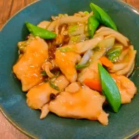 鶏むね肉と野菜の生姜あんかけ|myon-myonさん
