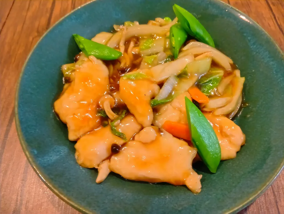 鶏むね肉と野菜の生姜あんかけ|myon-myonさん