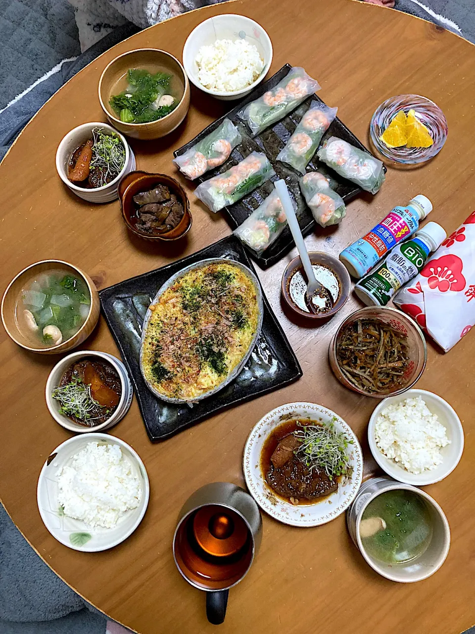 家族3人で夜ご飯♡|さくたえさん