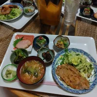 豚の生姜焼き定食です✨