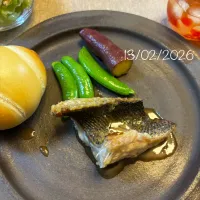 スズキのミカポンバター焼き|友さん