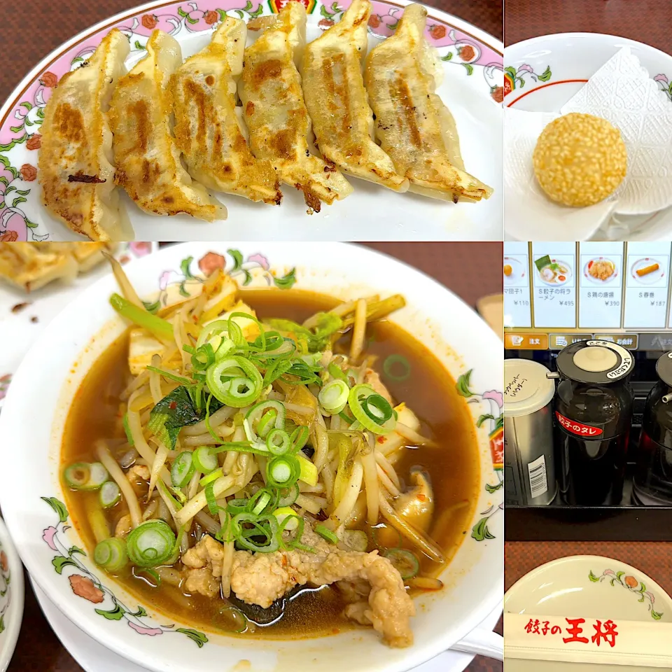 火鍋湯麺　餃子🥟　胡麻団子|るみおんさん