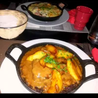 🇫🇷Beef fillet with morels in cream sauce and roasted potatoes🇫🇷