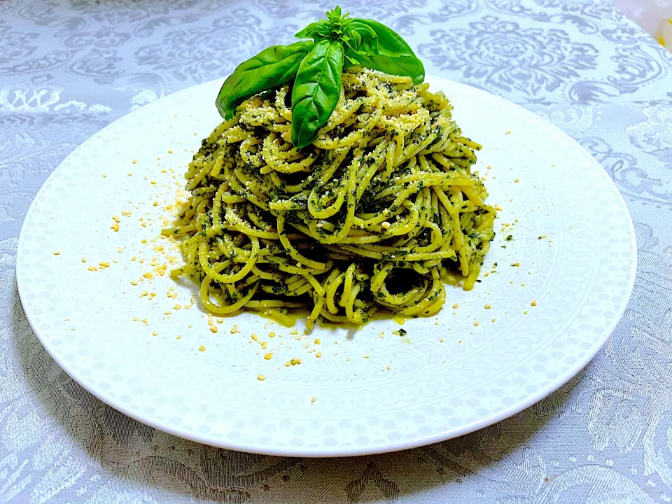 パスタ ジェノベーゼ|ももさん