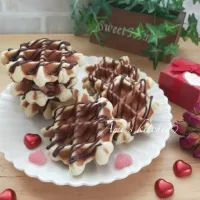 あみさんの料理 ベルギーワッフル☺️🧇|あみさん