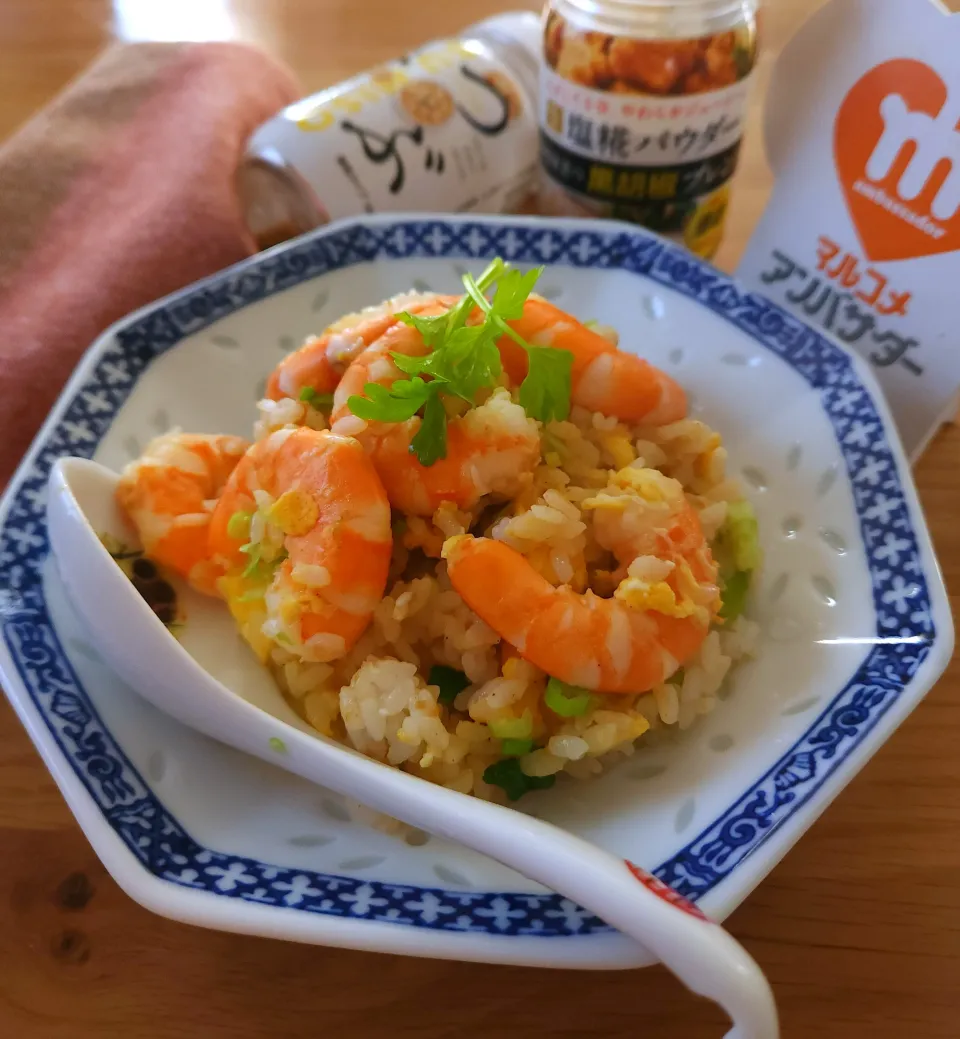 つぶみそで海老炒飯|ナオミさん