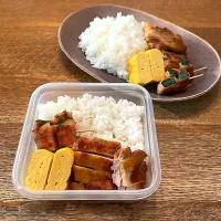 次男氏置き弁、三男氏弁当|tenoaさん