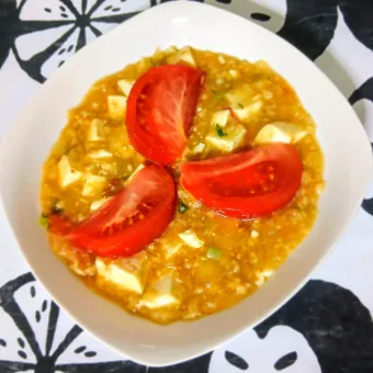 Snapdishの人気料理写真:焼売使いなトマト麻婆豆腐😆✨