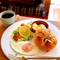 鮭とキャベツのレモンバター蒸し焼きの朝|kaeさん