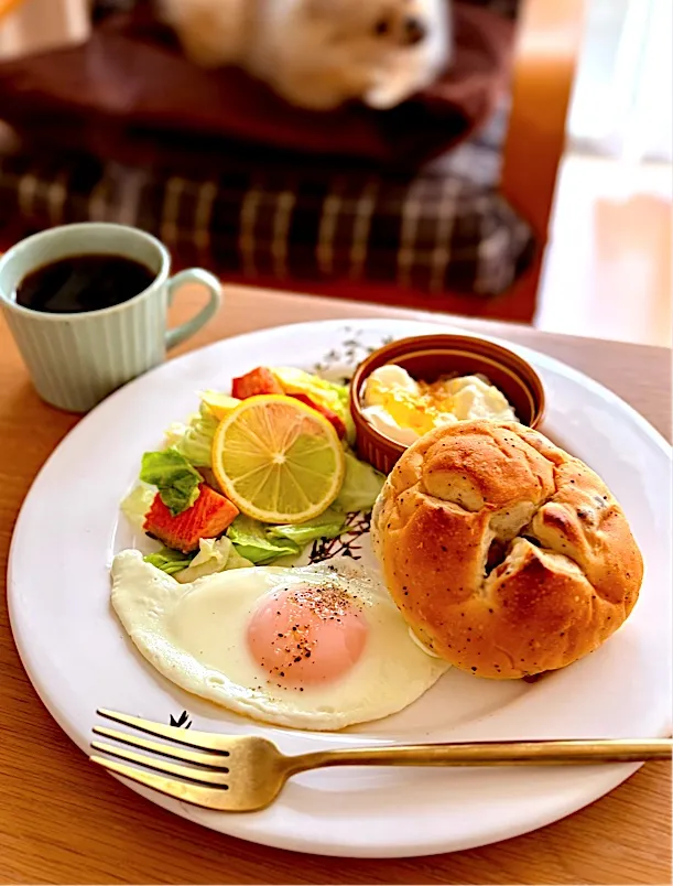 鮭とキャベツのレモンバター蒸し焼きの朝|kaeさん
