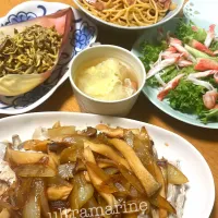 ＊バナナハートをお試し晩ごはん＊|ultramarineさん