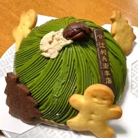 ＊辻利の抹茶モンブランでちょこっとお祝い＊|ultramarineさん