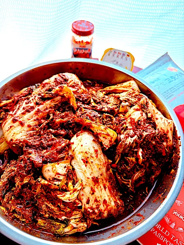 今年初 白菜キムチ熟成中🥬🌶️|🌺🌺Foodie🌺🌺さん