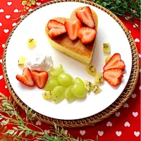 イチゴのパンケーキ🍓 Valentine Special♡|めいめいさん