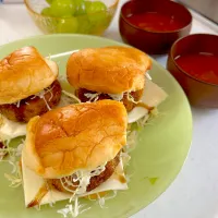 コロッケバーガー🍔|ゆーこ。さん