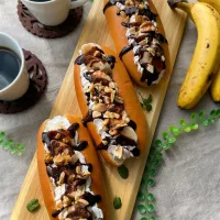 チョコバナナコッぺパン|スイーツポテトさん