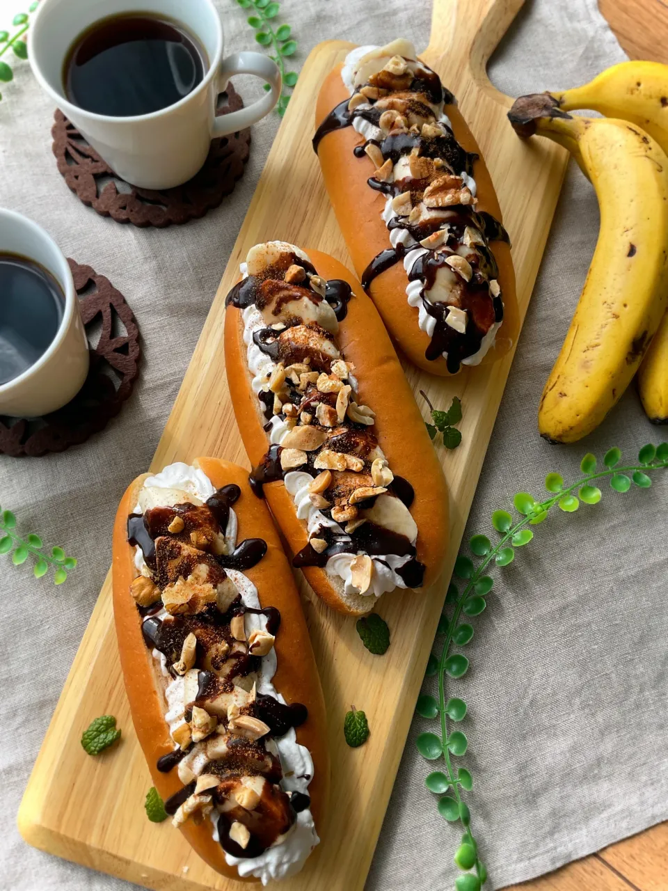 チョコバナナコッぺパン|スイーツポテトさん