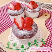 Happy Valentine❤️ 簡単フォンダンショコラ🍫|*seiko*さん