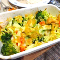 野菜のチーズ焼き|あゆみ│ハレシピさん