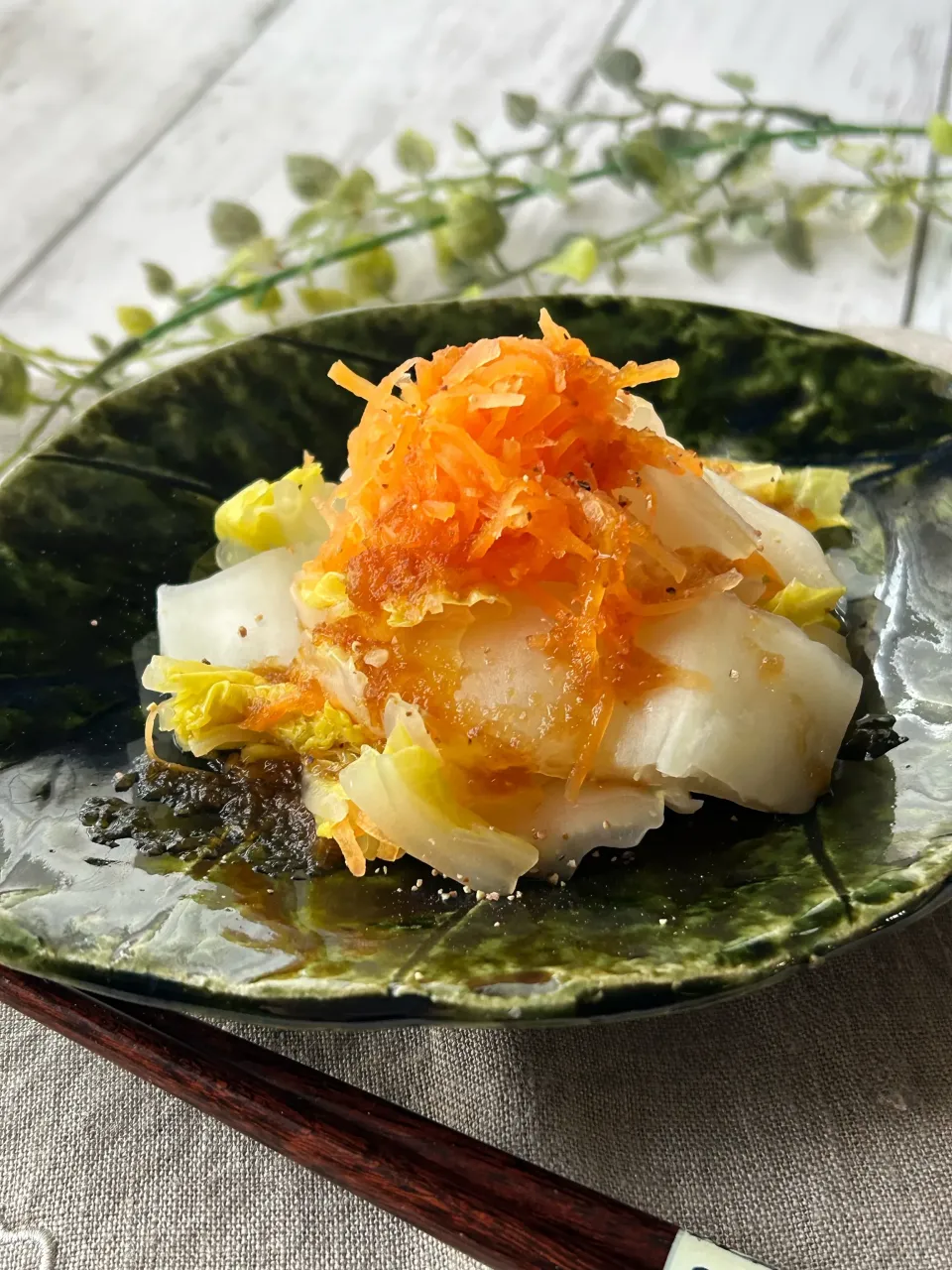 【即席料理❣️】白菜のポン酢がけ|まなまな♡さん