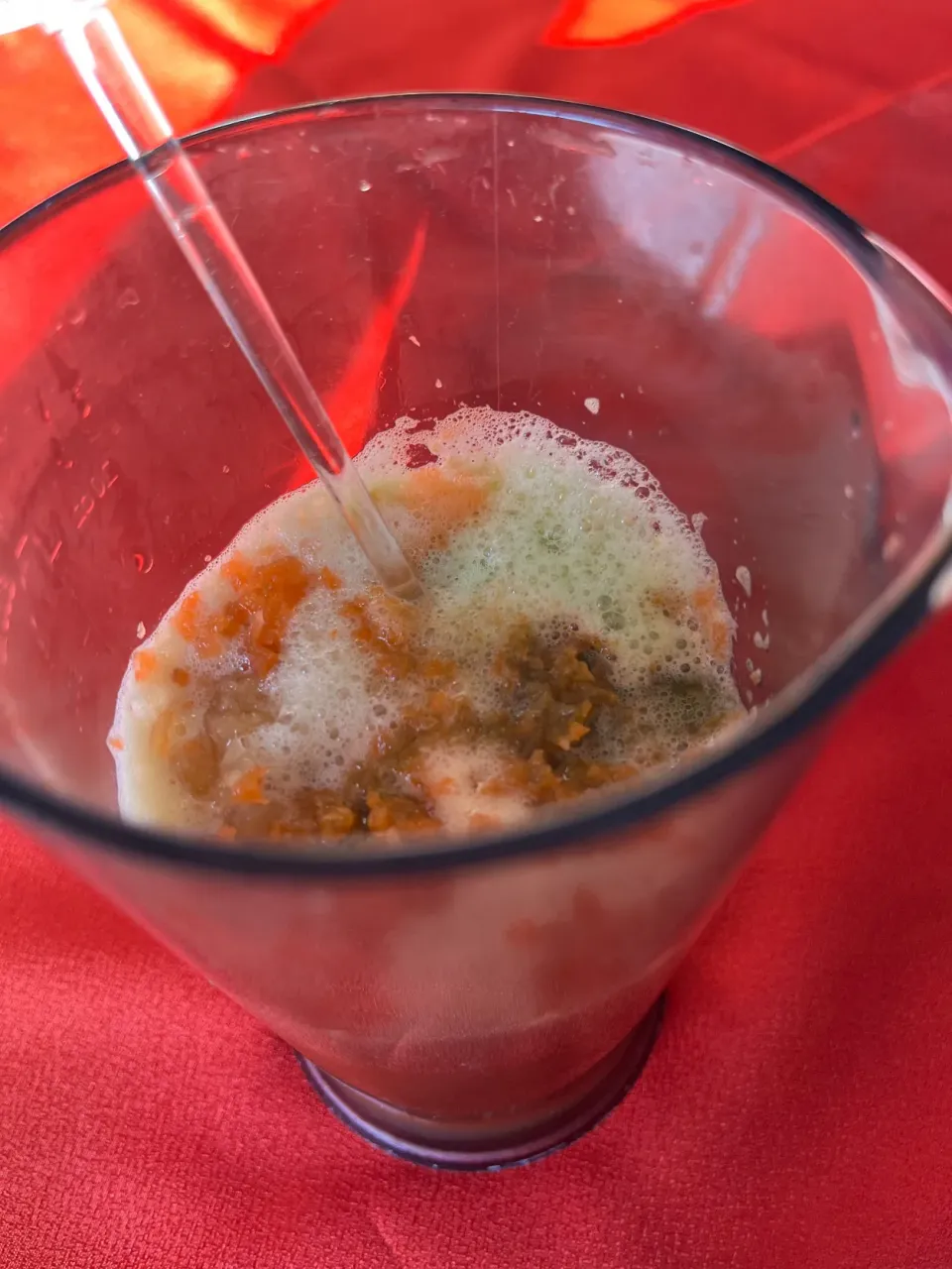 今日の酵素ジュースは、リンゴ🍎ゴーヤ、にんじん🥕です✨✨|tamemitiさん