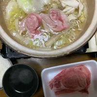 夕食　豚ロースしゃぶしゃぶ|ATさん
