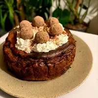 生チョコバスクチーズケーキ