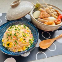 「チャーハン＆おでん🍢」|バシュランさん